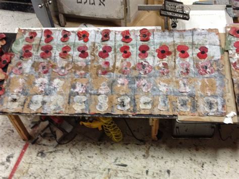 Robert Gould: 100 Poppies- Centennial of World War 1 Painting