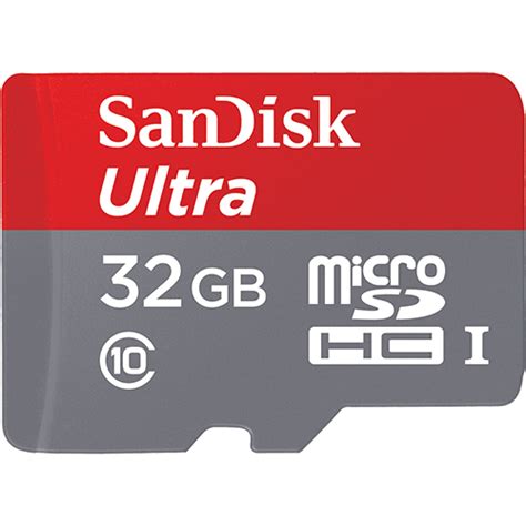 SanDisk Ultra Micro SD Card Class 10 32GB UHS-I MicroSDHC 80MB/s Memory Card : Mascom International