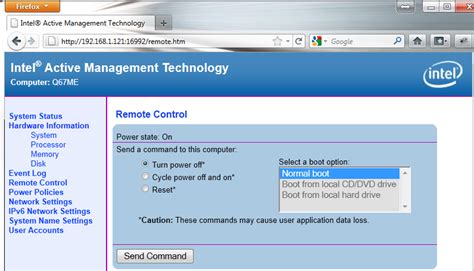 Intel AMT Web Interface, Continued - Intel vPro: Three Generations Of Remote Management | Tom's ...