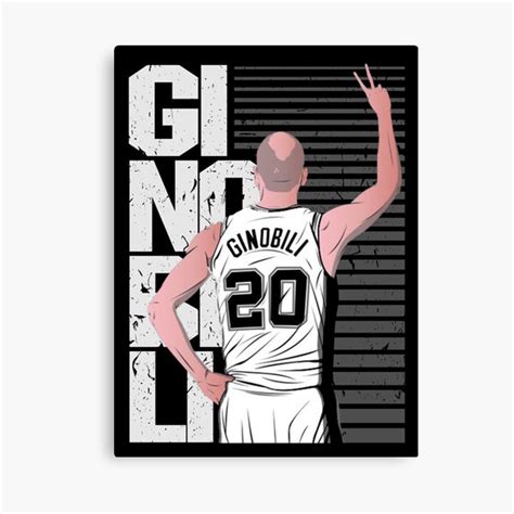 Manu Ginobili Canvas Prints | Redbubble