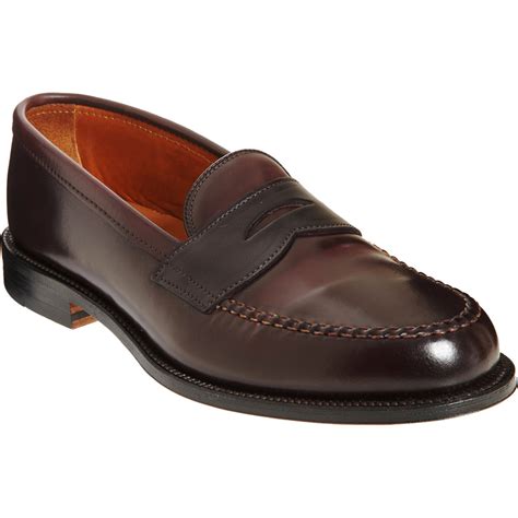 Lyst - Alden Penny Loafer in Brown for Men