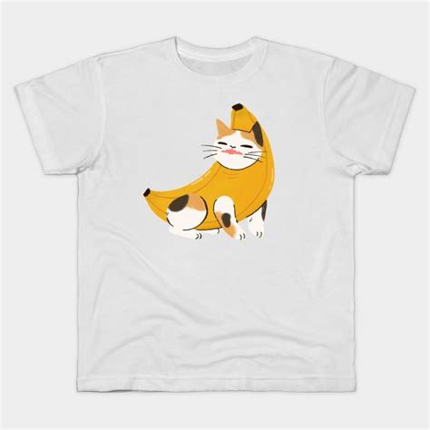 Buy Children Cartoon Funny Banana Custome Cat Print Funny Game T Shirt Kids Summer Tees at ...