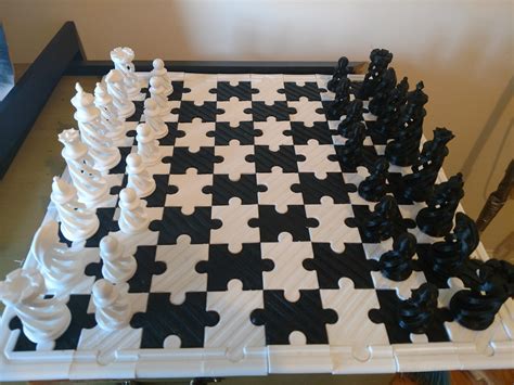 3D Printed Chess Set