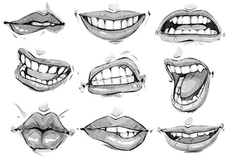 How To Draw A Mouth Step By Step Realistic