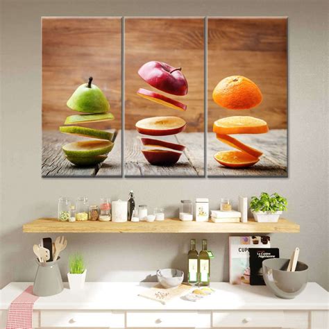 Slices of Fruit Multi Panel Canvas Wall Art | ElephantStock