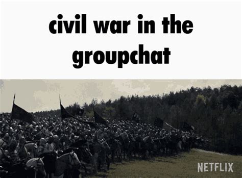 War Civil War GIF - War Civil War Civil War In The Groupchat - Discover & Share GIFs