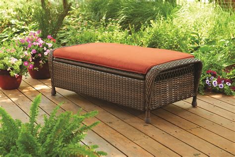 Better Homes and Gardens Azalea Ridge Outdoor Storage Ottoman - Walmart.com