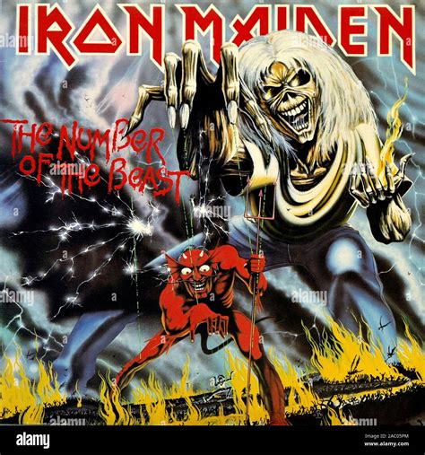 Iron maiden album cover hi-res stock photography and images - Alamy