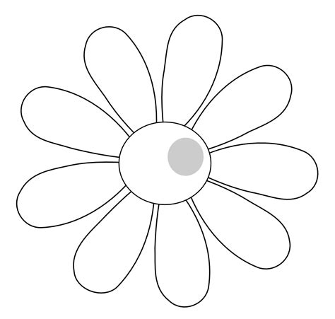 Flower Outline Clipart - ClipArt Best