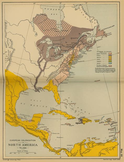 Map of North America 1700