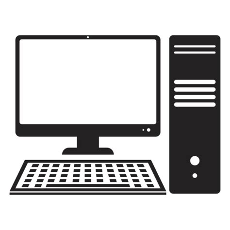 Desktop Computer Icon Computer PNG & SVG Design For T-Shirts