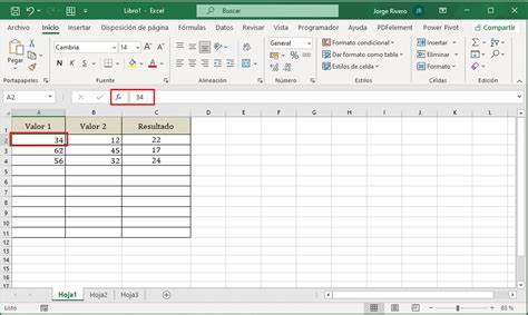 Formulas Excel