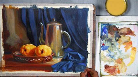 still life oil painting tutorial - Kathryne Reis