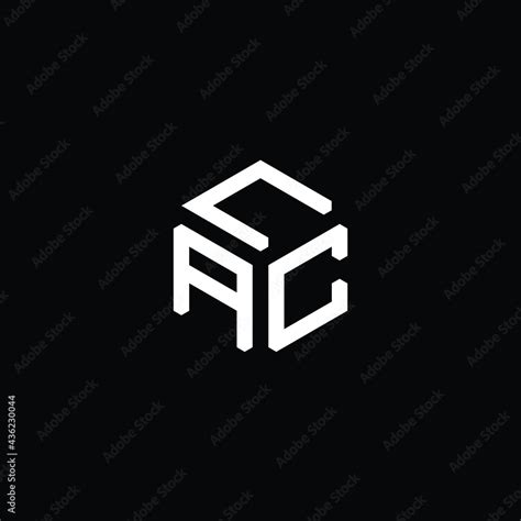 ACN letter logo design. ACN letter in polygon shape. NAC Creative three letter logo. NAC Logo ...