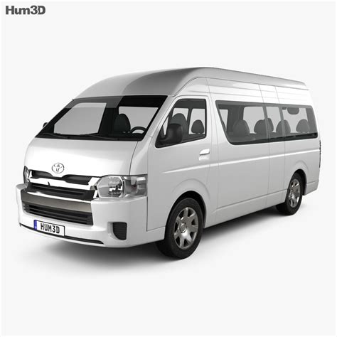 Toyota Hiace Passenger Van L2H2 GL 2022 3D Model | canoeracing.org.uk