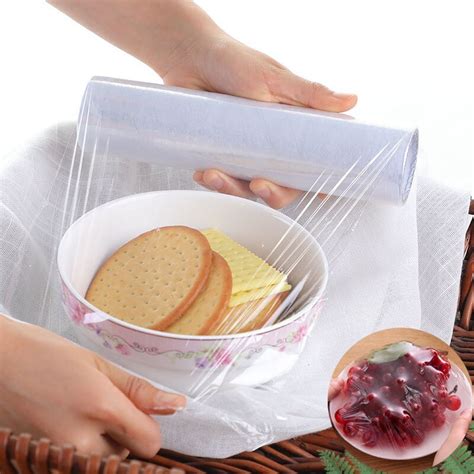 Eco Friendly Food Fruit Plastic Wrap Microwave Heating PE Cling Wrap Fresh Keeping Film Cling ...