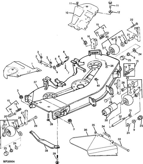 John deere 54 inch mower deck parts diagram - honfat