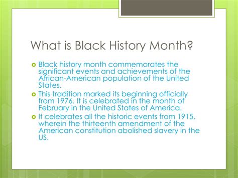 PPT - Black History Month PowerPoint Presentation, free download - ID:2489230