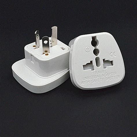 white black 3pin AU Australia New Zealand Power Converter Electric Plug power Socket Adapter US ...