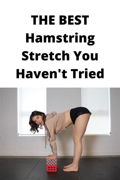 THE BEST Hamstring Stretch You Haven't Tried | Adison Briana | Best hamstring stretches ...