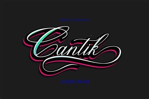 Cantik Font - Free Font