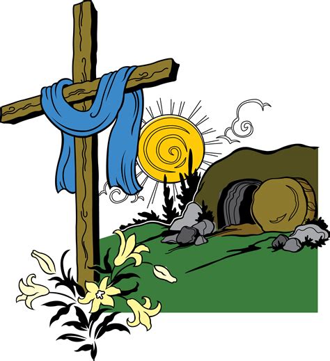 Easter Empty Tomb Clip Art Free Religious - ClipArt Best