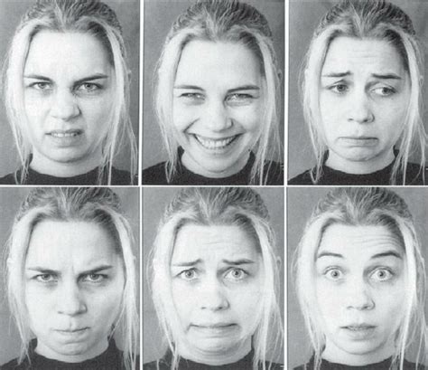 Human facial expressions of six basic Ekman emotions | Download Scientific Diagram