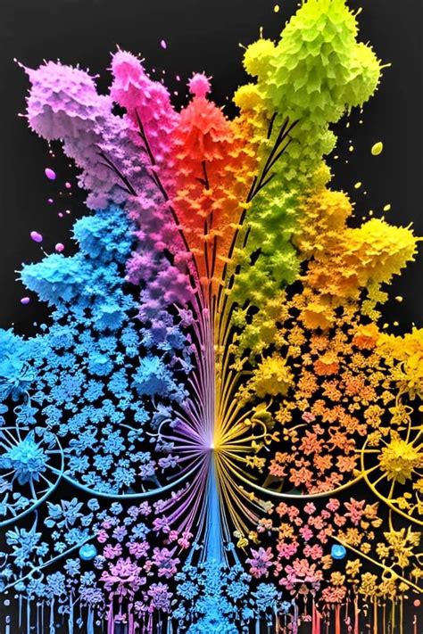 an image of colorful flowers in the middle of a black background with text that reads, what do ...