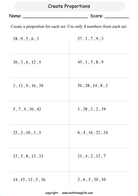 Printable primary math worksheet for math grades 1 to 6 based on the Singapore math curriculum.