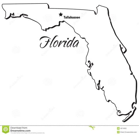 Florida Outline Vector at GetDrawings | Free download