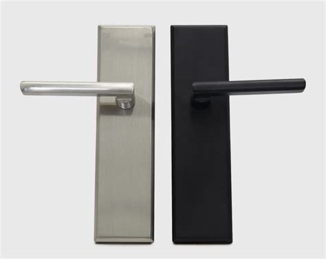 Halifax Long Backplate Door Handle Lever Set - GTA Door Hardware