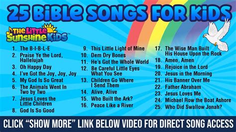 25 Bible Songs For Kids 45 min+ - Including Jesus Loves Me, Father Abraham, Best Sunday School ...