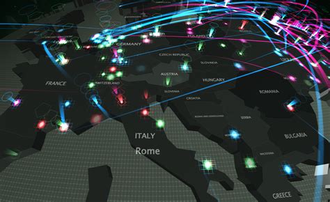 Terrifying interactive map shows global cyber attacks happening in real time