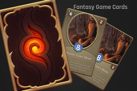 Fantasy Card Design Assets Pack - CraftPix.net