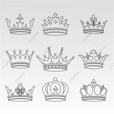 Line Drawing Crown - Drawing.rjuuc.edu.np