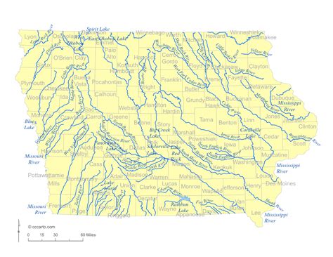 28 Map Of Lakes In Iowa - Online Map Around The World