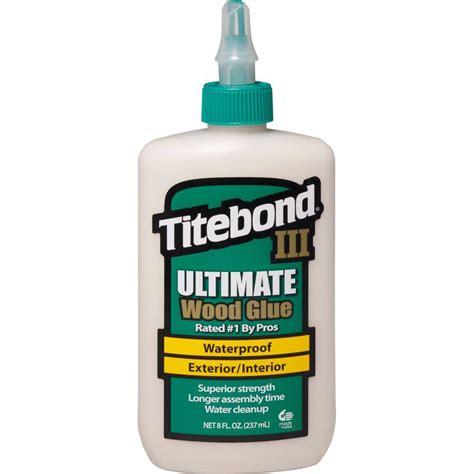 Titebond III 8 oz. Ultimate Wood Glue-1413 - The Home Depot