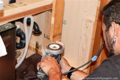 DIY Farmhouse Sink Installation | Simply Beautiful By Angela