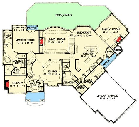 4 Bedroom Dream Home Plan With Bonus Expansion - 25606GE | Architectural Designs - House Plans