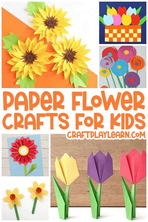 How To Make Easy Paper Flowers For Preschoolers | Best Flower Site