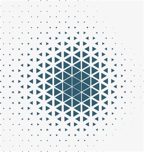 Triangular Hd Transparent, Business Blue Triangular Pattern, Vector Png, Geometric Pattern ...