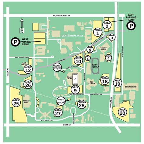 Iowa State Football Parking Map