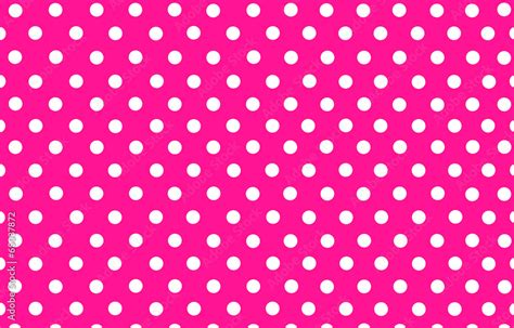 the white polka dot with pink background Stock Illustration | Adobe Stock