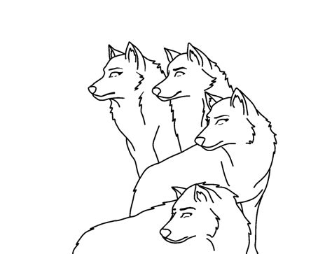 Wolf Pack Drawing at GetDrawings | Free download