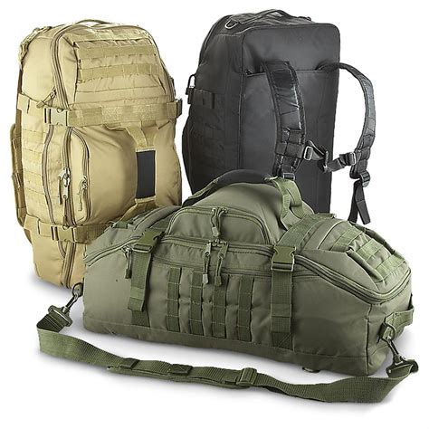 3-in-1 Military Tactical Gear Bag - 168001, Tactical Backpacks & Bags at Sportsman's Guide