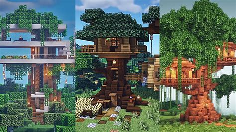 Minecraft Jungle Treehouse Design