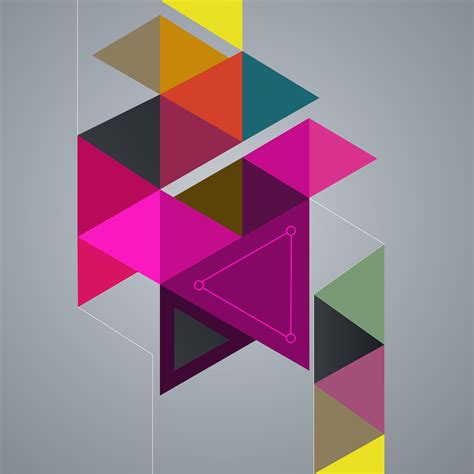 Abstract colorful triangles geometric background 607189 Vector Art at Vecteezy