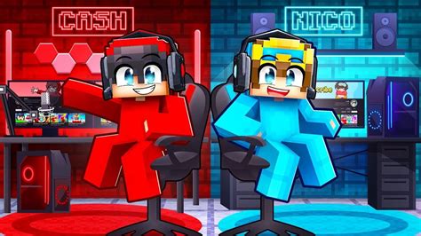 Nico vs Cash GAMING ROOM Battle In Minecraft! | Cash & Nico Wiki | Fandom