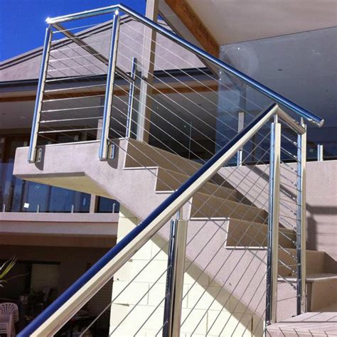 Fascia Mounted Stainless Steel Cable Railing