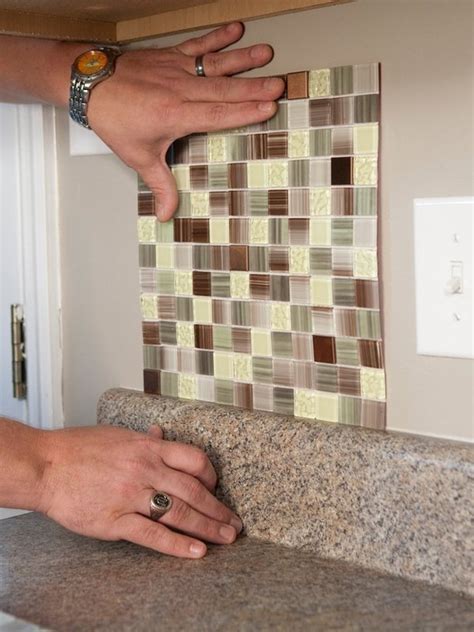 How To Install A Mosaic Tile Backsplash In The Kitchen : Mosaic Tile Backsplash 3D High Gloss ...